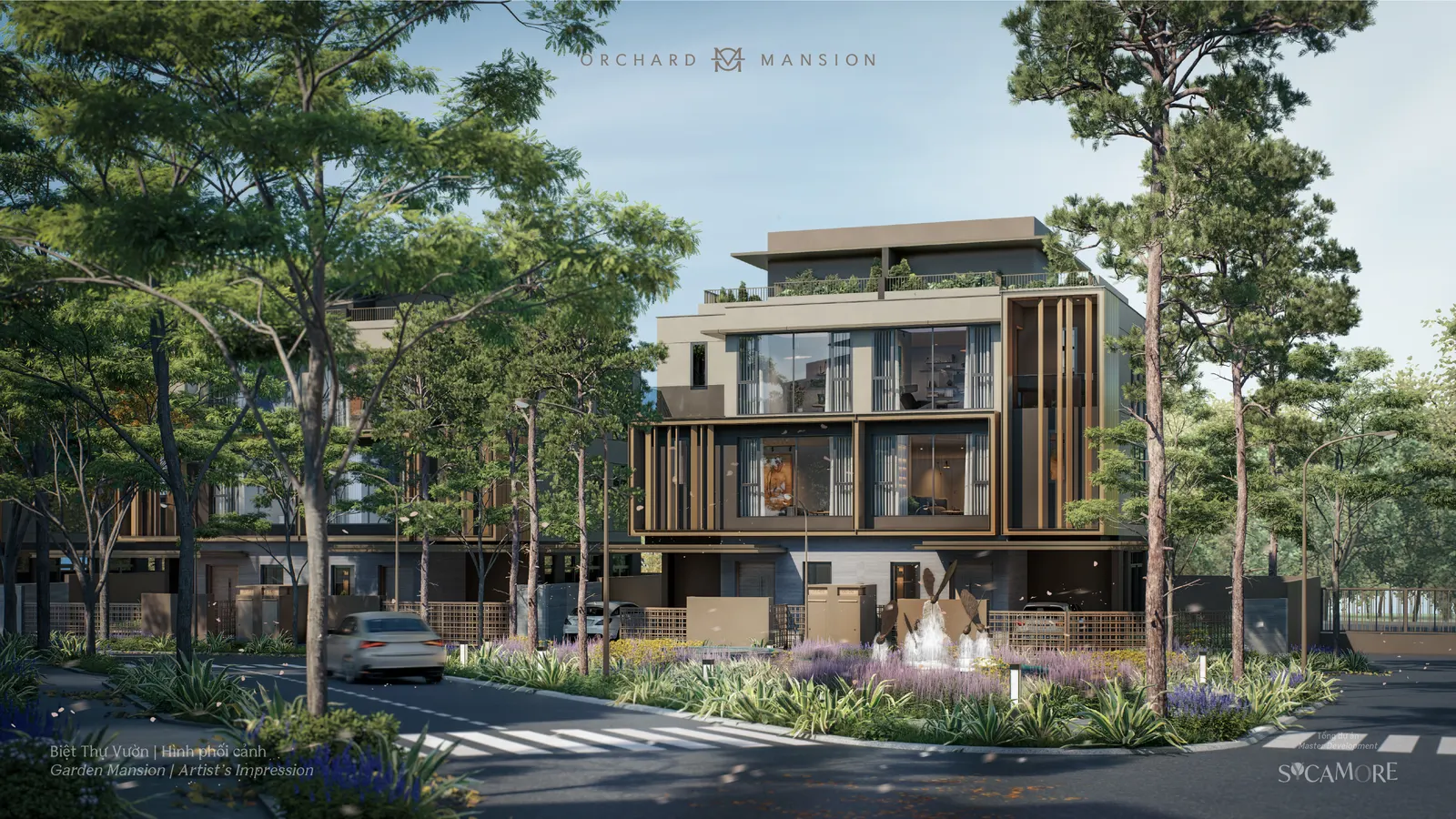 Dãy Biệt thự vườn Garden Mansion